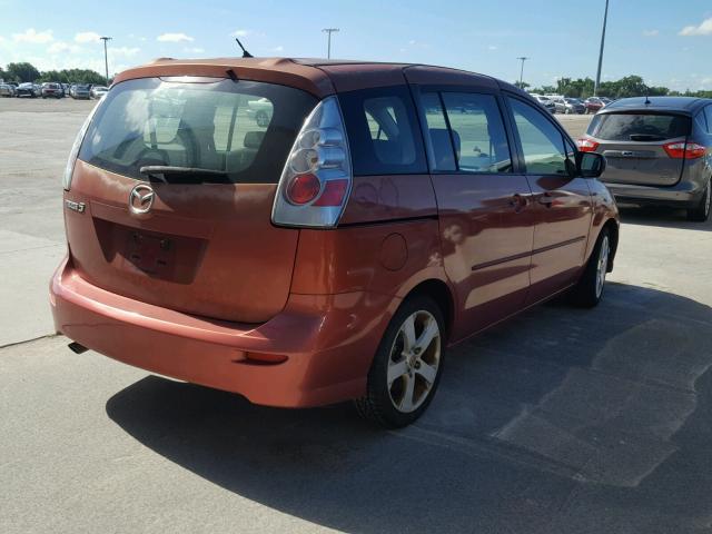 JM1CR293660116405 - 2006 MAZDA 5 RED photo 4