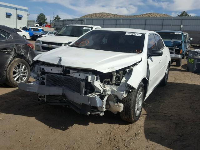 1G11B5SA3DF186906 - 2013 CHEVROLET MALIBU LS WHITE photo 2