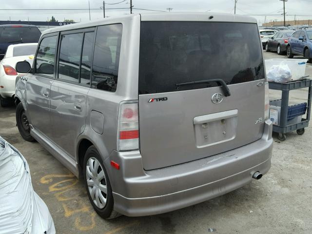 JTLKT324964085590 - 2006 TOYOTA SCION XB Plata foto 3