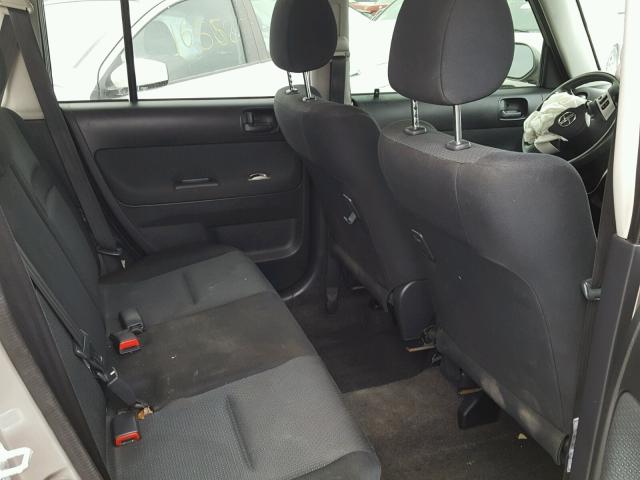 JTLKT324964085590 - 2006 TOYOTA SCION XB Plata foto 6