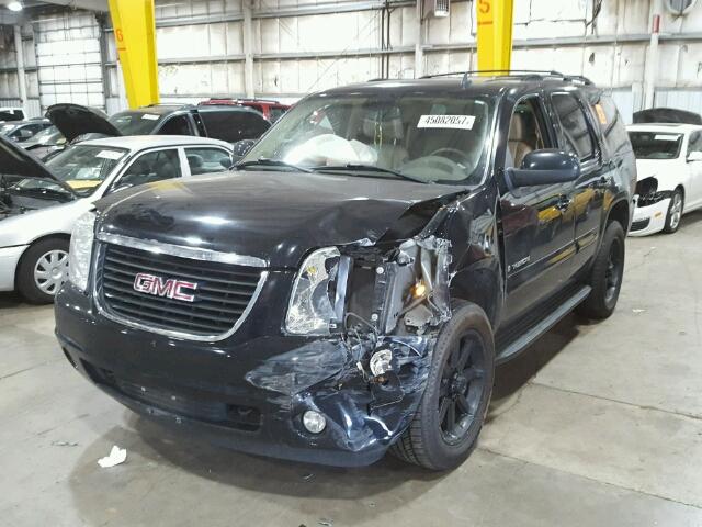 1GKFK13017R320475 - 2007 GMC YUKON BLACK photo 2