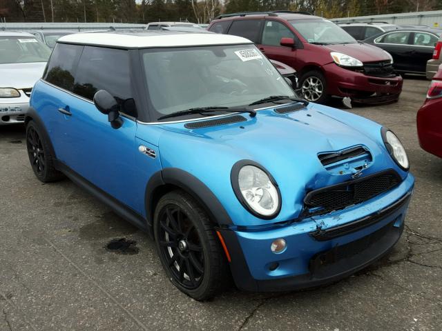 WMWRE33413TD71907 - 2003 MINI COOPER BLUE photo 1