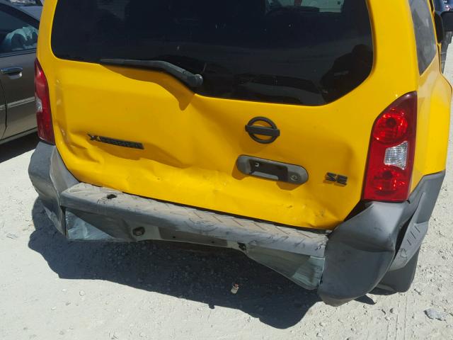 5N1AN08U38C532961 - 2008 NISSAN XTERRA OFF YELLOW photo 9