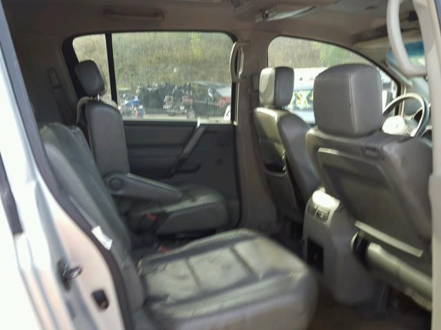 5N1AA08B24N714689 - 2004 NISSAN ARMADA SE SILVER photo 6