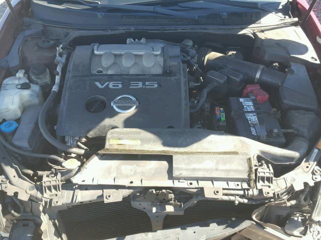 1N4BA41E25C876443 - 2005 NISSAN MAXIMA SE RED photo 7