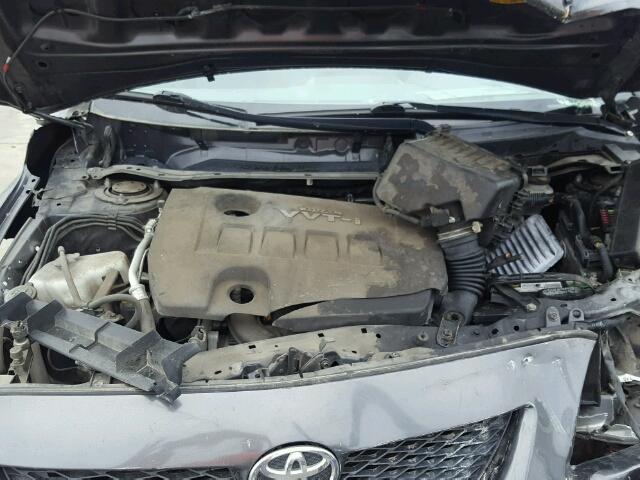 JTDBL40E999063089 - 2009 TOYOTA COROLLA BA GRAY photo 7