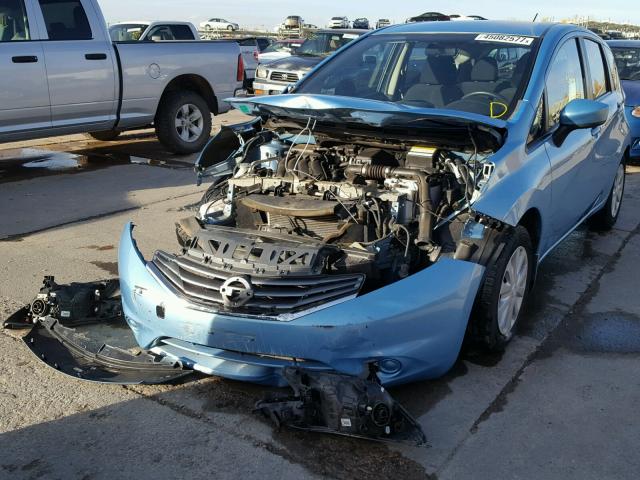 3N1CE2CPXFL364394 - 2015 NISSAN VERSA NOTE BLUE photo 2