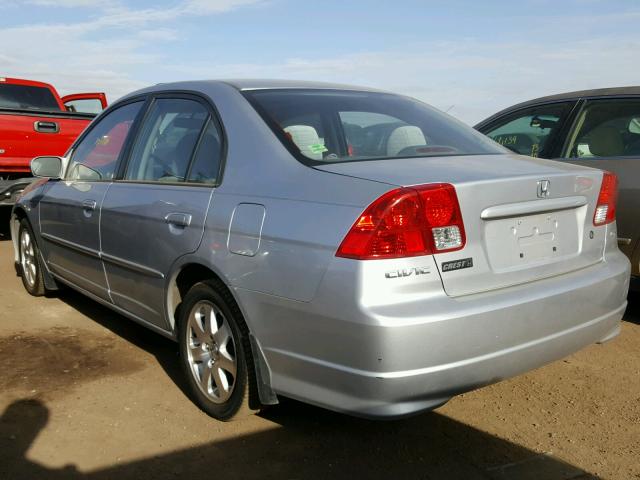 2HGES26814H574960 - 2004 HONDA CIVIC SILVER photo 3