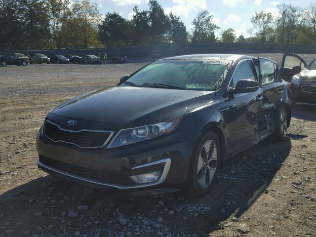 KNAGM4AD6D5055229 - 2013 KIA OPTIMA HYB BLACK photo 2