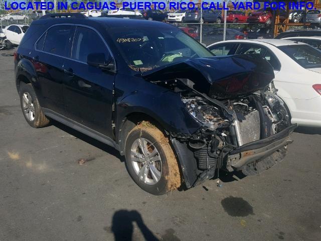 2GNFLNE51C6297172 - 2012 CHEVROLET EQUINOX LT BLACK photo 1