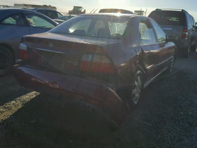 1HGCD5639TA212556 - 1996 HONDA ACCORD LX BURGUNDY photo 4