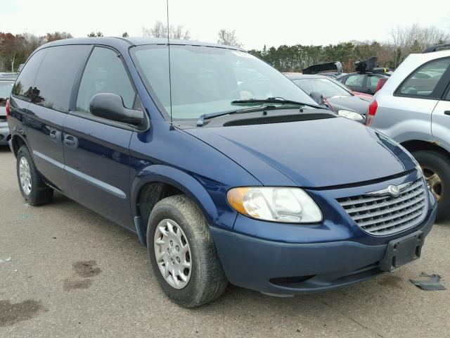 1C8GJ25322B605539 - 2002 CHRYSLER VOYAGER BLUE photo 1