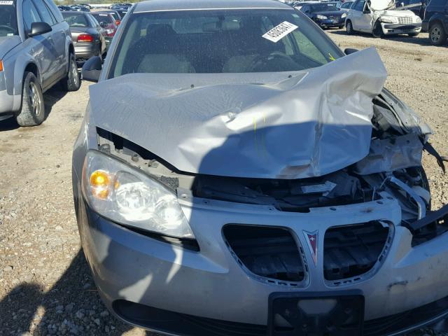 1G2ZF55B064220161 - 2006 PONTIAC G6 SE SILVER photo 7