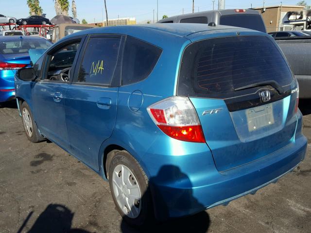 JHMGE8H30DC032303 - 2013 HONDA FIT BLUE photo 3