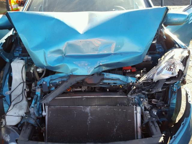 JHMGE8H30DC032303 - 2013 HONDA FIT BLUE photo 7