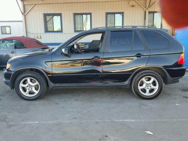 5UXFA53583LV90753 - 2003 BMW X5 BLACK photo 9