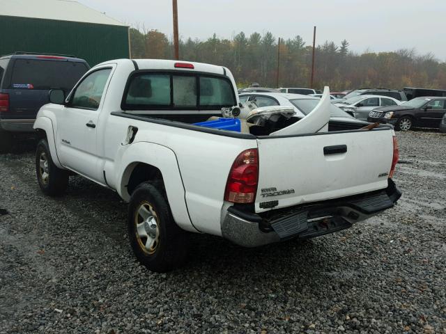 5TEPX42N26Z148783 - 2006 TOYOTA TACOMA WHITE photo 3