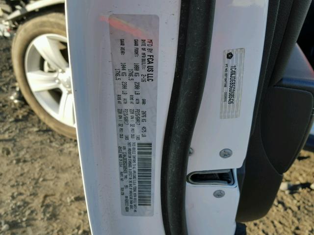 1C4NJDEB5GD685426 - 2016 JEEP COMPASS LA WHITE photo 10