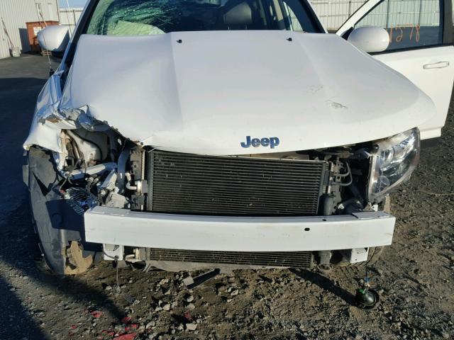 1C4NJDEB5GD685426 - 2016 JEEP COMPASS LA WHITE photo 7