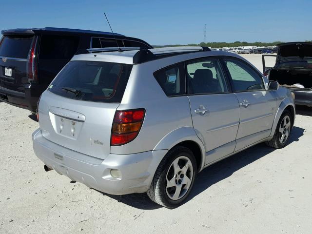 5Y2SL63875Z458013 - 2005 PONTIAC VIBE SILVER photo 4