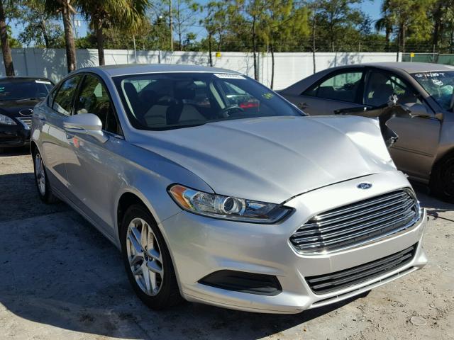 3FA6P0H76DR178496 - 2013 FORD FUSION SE SILVER photo 1