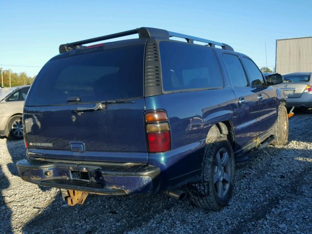 1GNFK16U06J163410 - 2006 CHEVROLET SUBURBAN BLUE photo 4