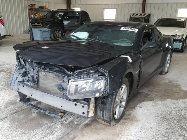 2G1FB1E38F9303029 - 2015 CHEVROLET CAMARO LS GRAY photo 2