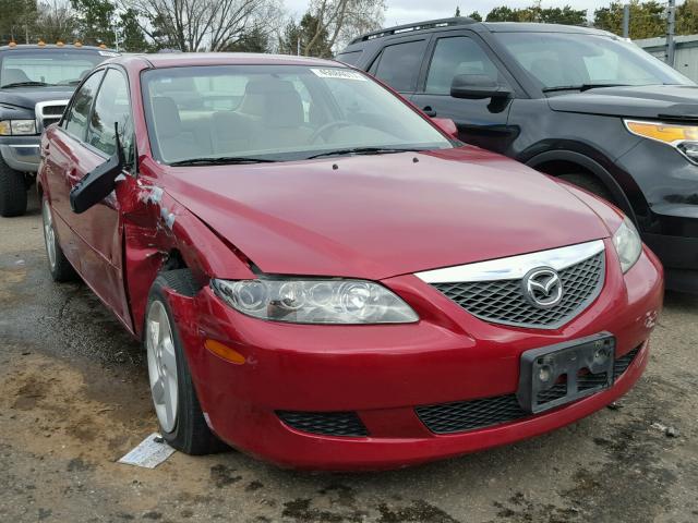 1YVFP80C545N78614 - 2004 MAZDA 6 RED photo 1