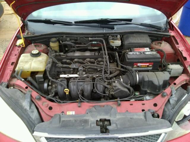 1FAFP34N25W274789 - 2005 FORD FOCUS RED photo 7