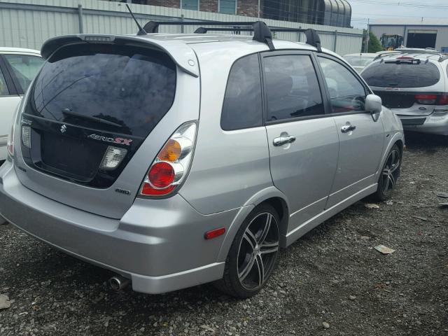 JS2RD61H555300684 - 2005 SUZUKI AERIO SX GRAY photo 4