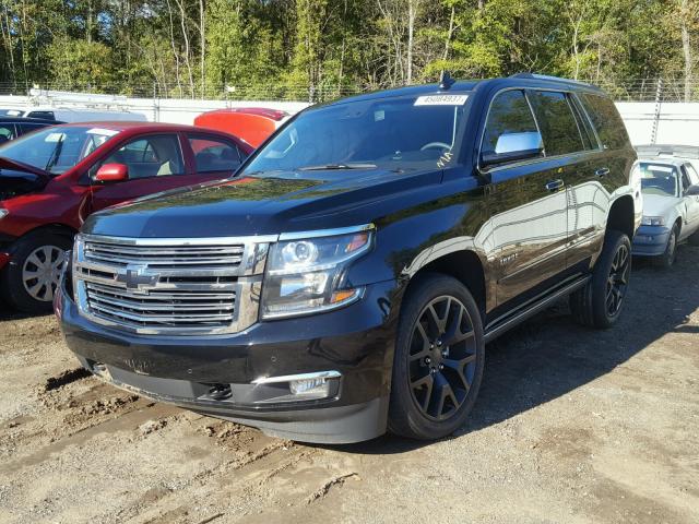 1GNSKCKC1FR742138 - 2015 CHEVROLET TAHOE K150 BLACK photo 2