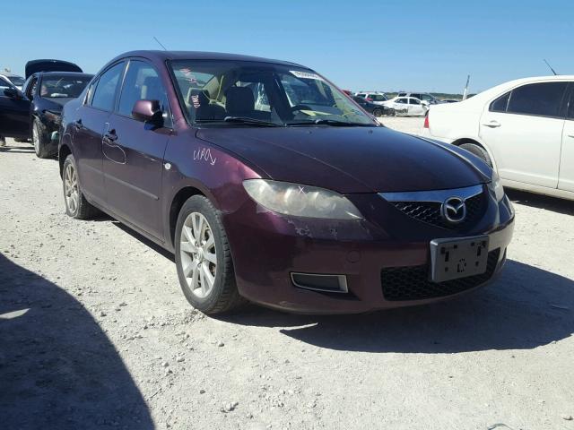 JM1BK12GX71721014 - 2007 MAZDA 3 I PURPLE photo 1