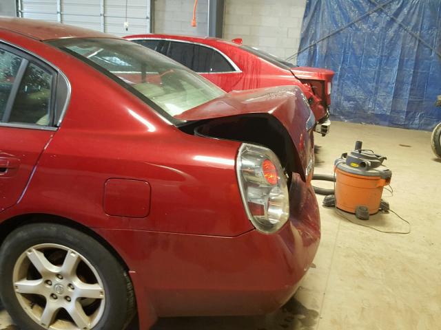 1N4AL11D36N334639 - 2006 NISSAN ALTIMA S MAROON photo 9