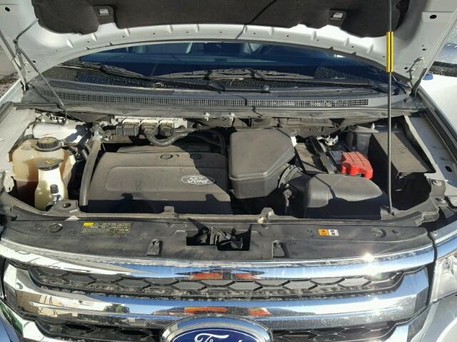 2FMDK4KCXDBA64606 - 2013 FORD EDGE LIMIT SILVER photo 7