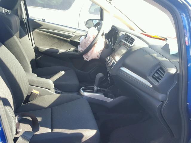 JHMGK5H72HS015847 - 2017 HONDA FIT EX BLUE photo 5