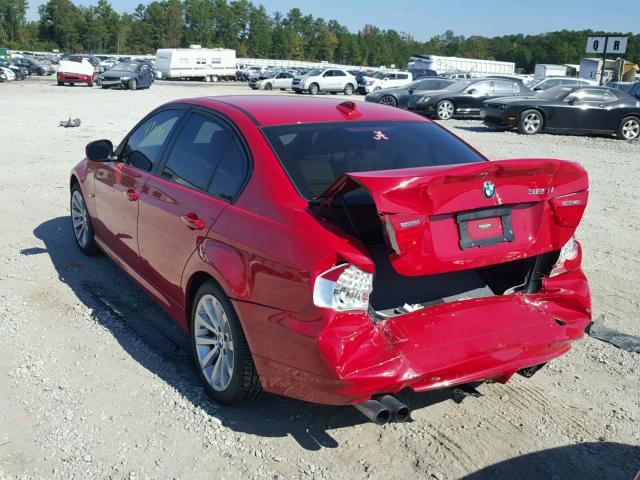 WBAPH7C56BE850824 - 2011 BMW 328 I RED photo 3