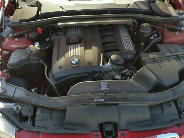 WBAPH7C56BE850824 - 2011 BMW 328 I RED photo 7