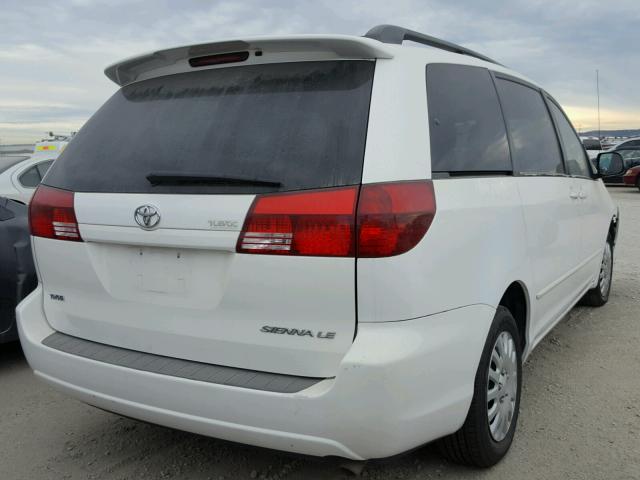 5TDZA23C65S222228 - 2005 TOYOTA SIENNA CE WHITE photo 4