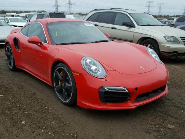 WP0AD2A93FS166334 - 2015 PORSCHE 911 TURBO RED photo 1