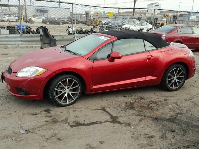 4A37L2EF8CE002095 - 2012 MITSUBISHI ECLIPSE SP RED photo 9