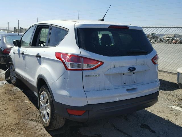 1FMCU0F72DUC71237 - 2013 FORD ESCAPE S WHITE photo 3