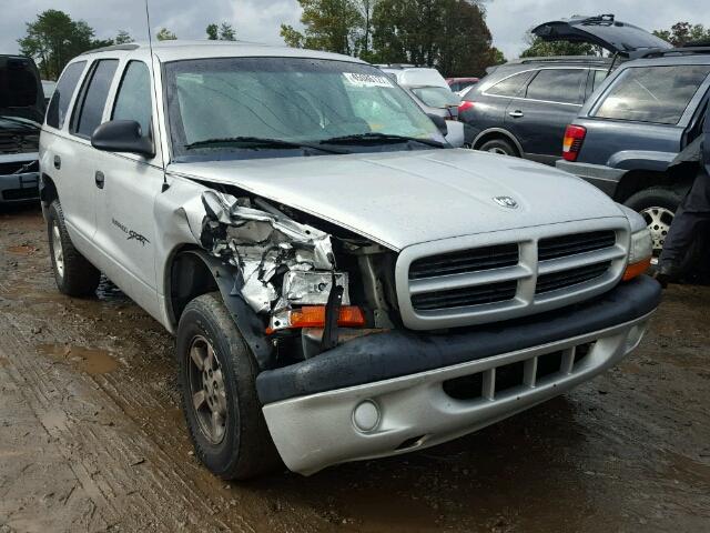 1B4HS28N51F624039 - 2001 DODGE DURANGO SILVER photo 1