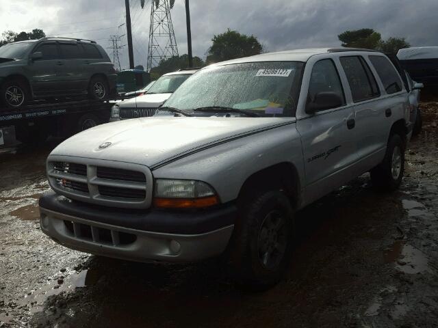 1B4HS28N51F624039 - 2001 DODGE DURANGO SILVER photo 2