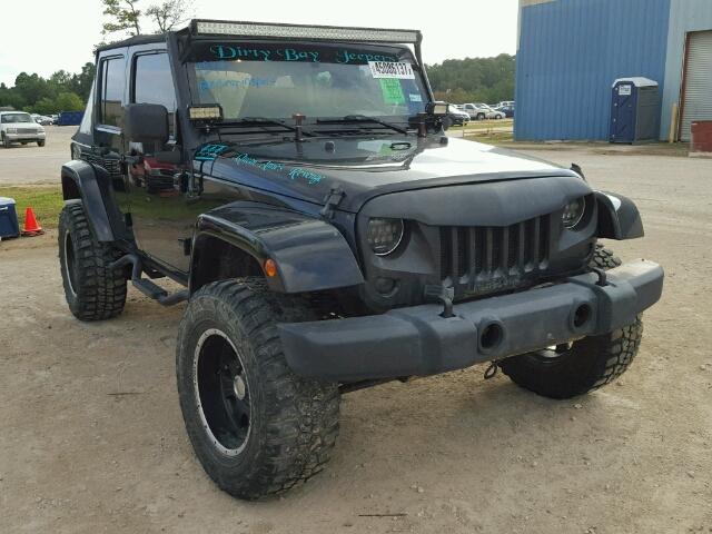 1J4GA59128L517373 - 2008 JEEP WRANGLER U BLACK photo 1