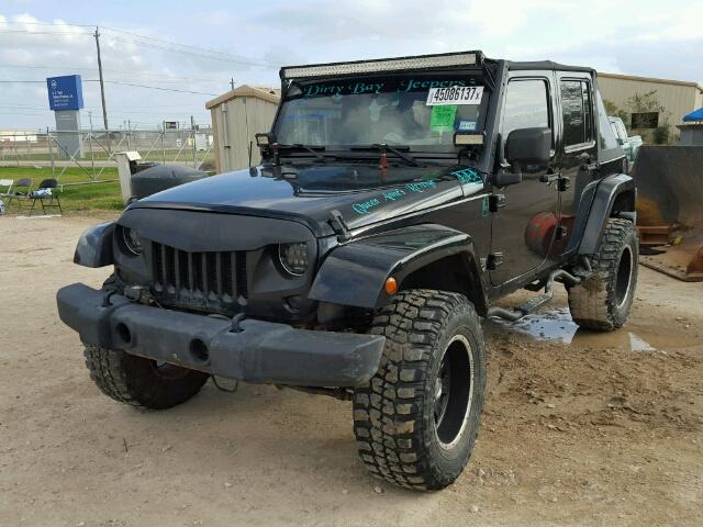 1J4GA59128L517373 - 2008 JEEP WRANGLER U BLACK photo 2