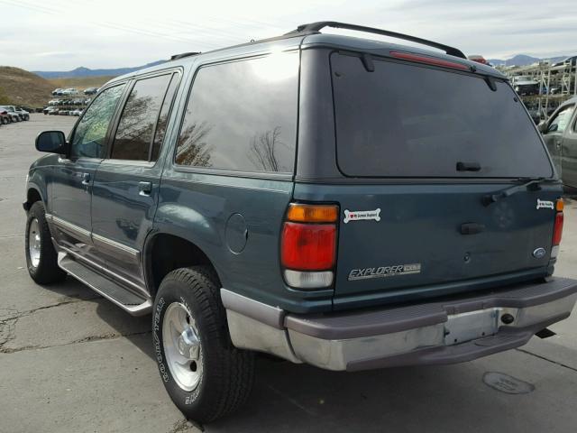 1FMDU34E3VZC28599 - 1997 FORD EXPLORER GREEN photo 3