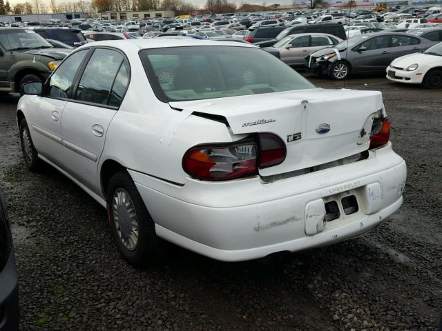 1G1ND52J5Y6119029 - 2000 CHEVROLET MALIBU WHITE photo 3