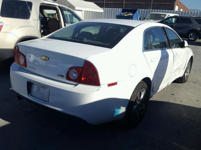 1G1ZC5E04AF179932 - 2010 CHEVROLET MALIBU 1LT WHITE photo 4