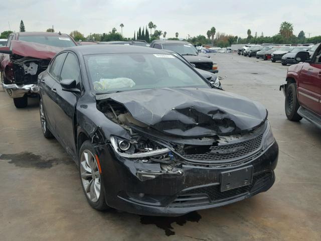 1C3CCCBG7FN524519 - 2015 CHRYSLER 200 S BLACK photo 1