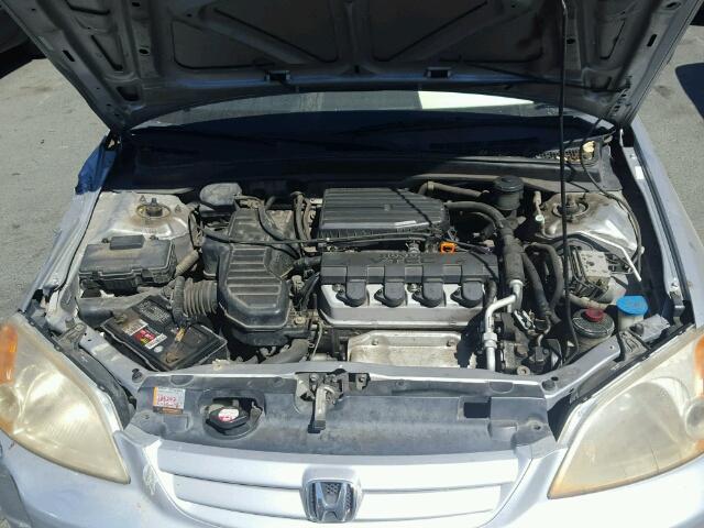 JHMES26702S003244 - 2002 HONDA CIVIC EX ვერცხლისფერი ფოტო 7